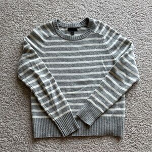 J Crew 100% Wool Gray Sweater